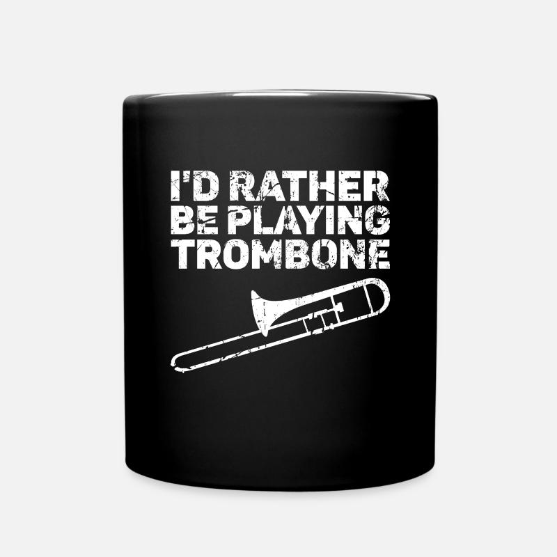Posaune - Tasse einfarbig - Schwarz