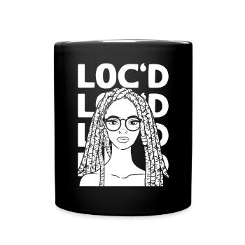 C’est The Locs For Me - Afro Hair Black American - Mug uni - noir - Devant