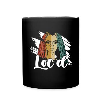 C’est The Locs For Me - Afro Hair Black American - Mug uni - noir - Devant