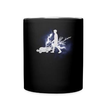 Gardener Accessories Garden Motif - Full Colour Mug - black - Front