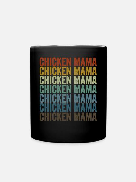 Poulet Maman Poulet Maman Ferme de poulets Maman - Mug uni - noir