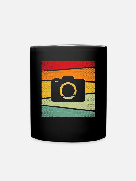 Caméra Rétro - Mug uni - noir