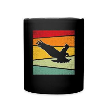 Eagle Retro - Full Colour Mug - black - Front