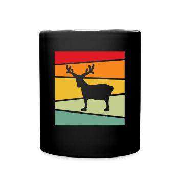 Moose Retro - Mug uni - noir - Devant