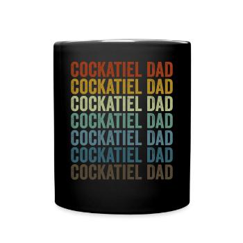 Cockatiel Papa Cockatiel Papa Vogelliebh - Mug uni - noir - Devant