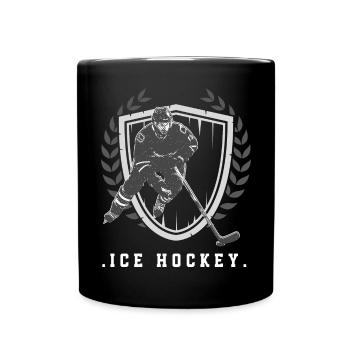 Eishockey Hockey sur glace - Mug uni - noir - Devant