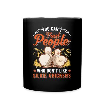 Silk Chicken Cadeau Silkie Chicken Silkie Chicken - Mug uni - noir - Devant