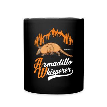 Armadillo Whisperer Armadillo - Full Colour Mug - black - Front