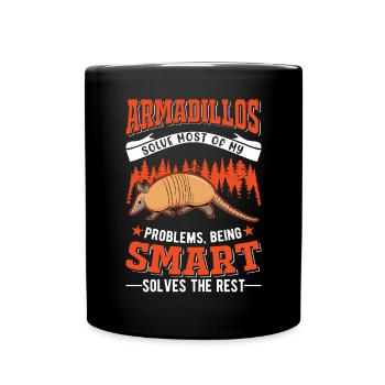 Cadeau de tatou Maître à l’omet - Mug uni - noir - Devant