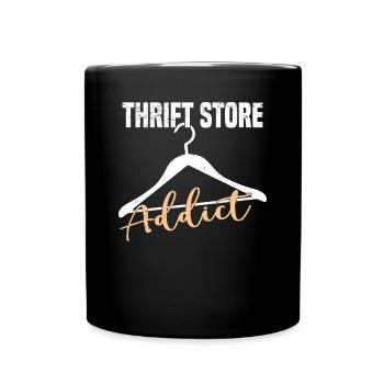 Secondhand Shop Secondhand Eco Hipster Used - Full Colour Mug - black - Front