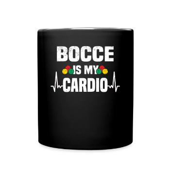 Boccia Petanque Boule Boccia Player Lyonnais - Full Colour Mug - black - Front