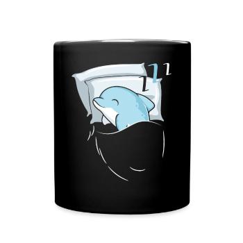 Dolphin Lover Marine Biology Animal sous-marin - Mug uni - noir - Devant