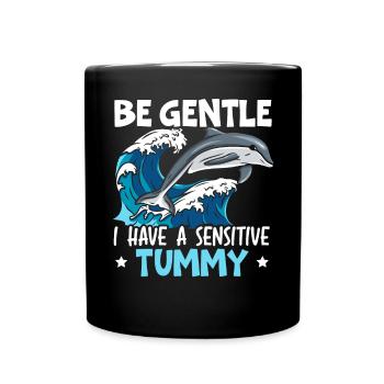 Dolphin Lover Marine Biology Animal sous-marin - Mug uni - noir - Devant