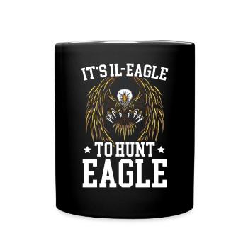 Bird Lover Animal Ornithology Eagle Whisperer - Full Colour Mug - black - Front
