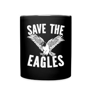 Bird Lover Animal Ornithology Eagle Whisperer - Full Colour Mug - black - Front