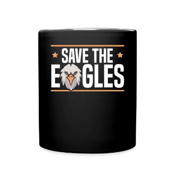 Bird Lover Animal Ornithology Eagle Whisperer - Full Colour Mug - black - Front