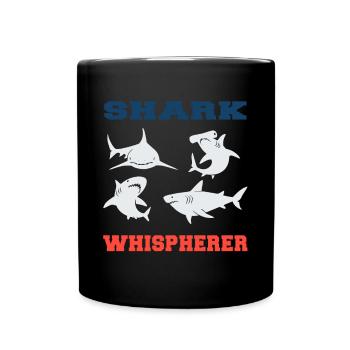 Taucher Tauchen Design Schnorcheln - Tasse einfarbig - Schwarz - Vorne