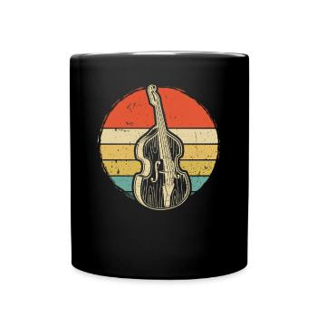 Double bass Double bass player Double bass player - Full Colour Mug - black - Front