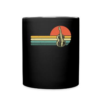 Double bass Double bass player Double bass player - Full Colour Mug - black - Front