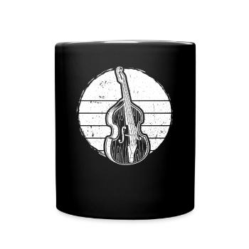 Double bass Double bass player Double bass player - Full Colour Mug - black - Front