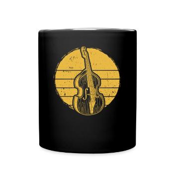 Double bass Double bass player Double bass player - Full Colour Mug - black - Front