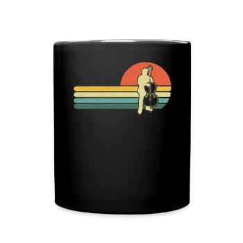 Double bass Double bass player Double bass player - Full Colour Mug - black - Front