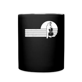 Double bass Double bass player Double bass player - Full Colour Mug - black - Front