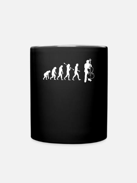 Double bass Double bass player Double bass player - Full Colour Mug - black