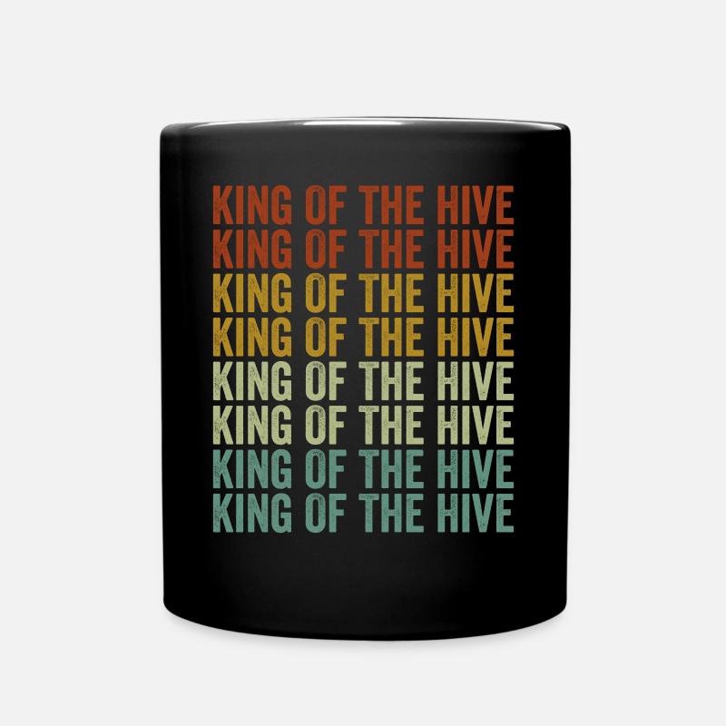 Roi de la ruche Apiculteur Miel de ruche - Mug uni - noir