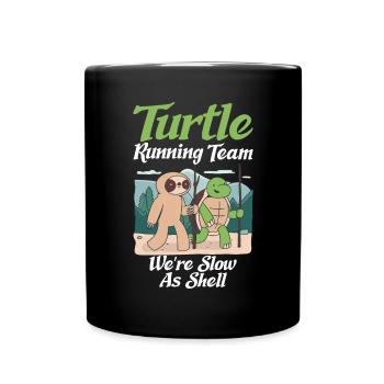 Turtle Owner Gift Turtle Lover - Full Colour Mug - black - Front