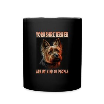 Dog Saying Yorkshire Terrier Design pour - Mug uni - noir - Devant