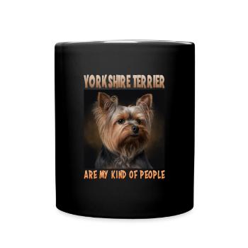 Dog Saying Yorkshire Terrier Design pour - Mug uni - noir - Devant
