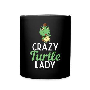 Turtle Owner Gift Turtle Lover - Full Colour Mug - black - Front