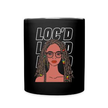 C’est The Locs For Me - Afro Hair Black American - Mug uni - noir - Devant
