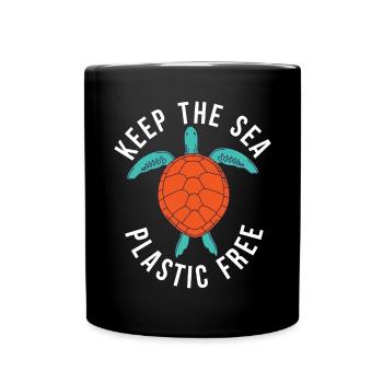Turtle Owner Gift Turtle Lover - Full Colour Mug - black - Front