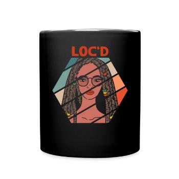 C’est The Locs For Me - Afro Hair Black American - Mug uni - noir - Devant
