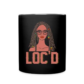 C’est The Locs For Me - Afro Hair Black American - Mug uni - noir - Devant
