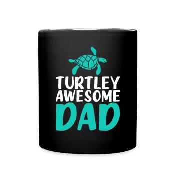 Turtle Owner Gift Turtle Lover - Full Colour Mug - black - Front