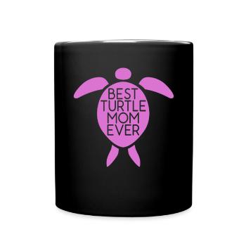 Turtle Owner Gift Turtle Lover - Full Colour Mug - black - Front