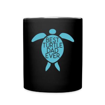 Turtle Owner Gift Turtle Lover - Full Colour Mug - black - Front