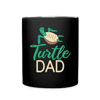 Turtle Owner Gift Turtle Lover - Full Colour Mug - black - Front