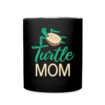 Turtle Owner Gift Turtle Lover - Full Colour Mug - black - Front