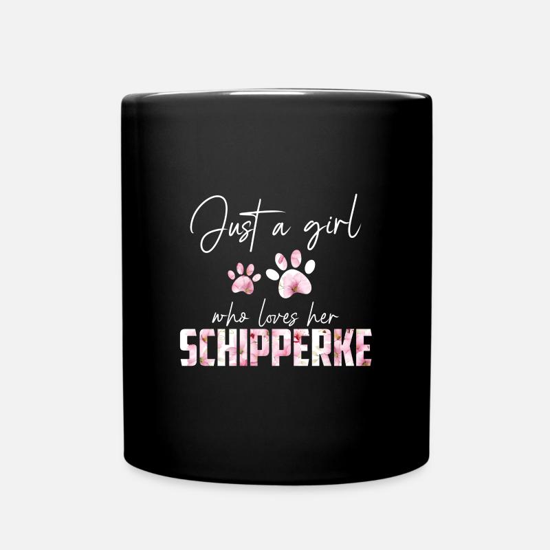 Schipperke - Mug uni - noir