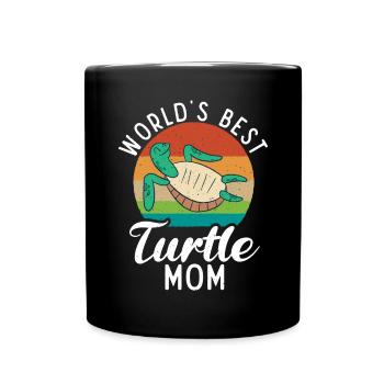 Turtle Owner Gift Turtle Lover - Full Colour Mug - black - Front