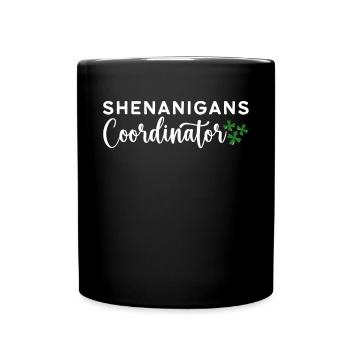 Coordonnatrice de Shenanigan’s de Merry St. Patrick’s - Mug uni - noir - Devant