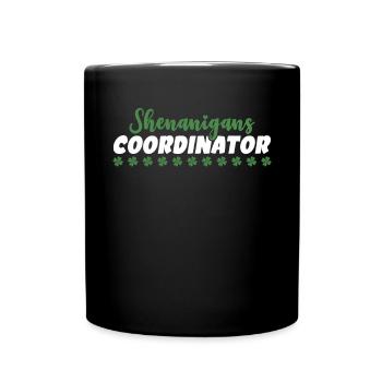 Coordonnatrice de Shenanigan’s de Merry St. Patrick’s - Mug uni - noir - Devant