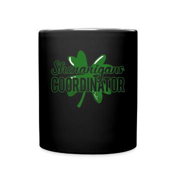 Coordonnatrice de Shenanigan’s de Merry St. Patrick’s - Mug uni - noir - Devant