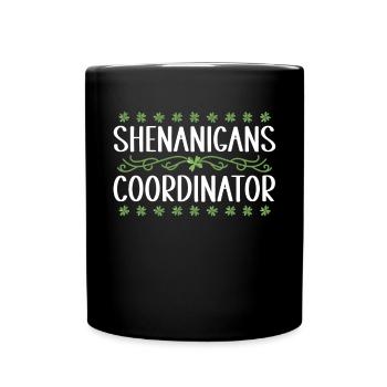 Coordonnatrice de Shenanigan’s de Merry St. Patrick’s - Mug uni - noir - Devant