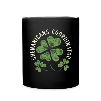 Coordonnatrice de Shenanigan’s de Merry St. Patrick’s - Mug uni - noir - Devant