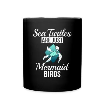 Turtle Owner Gift Turtle Lover - Full Colour Mug - black - Front